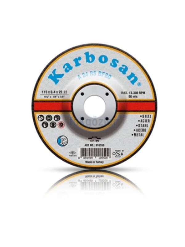 Karbosan Metal Taşlama Diski 115x6.4x22